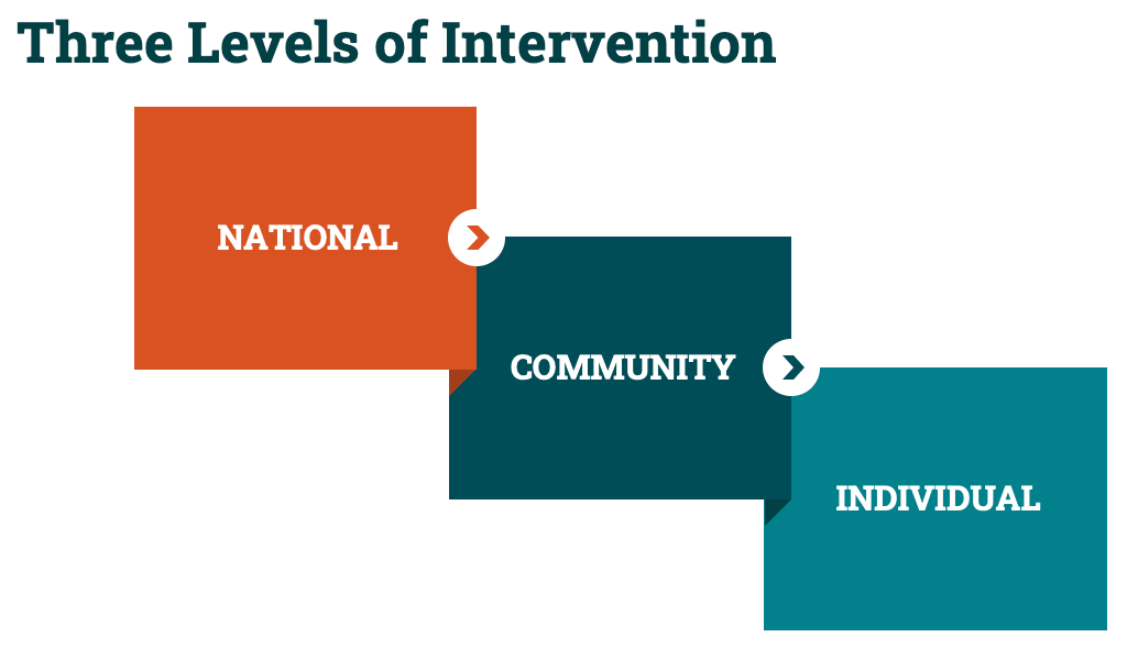 Three Levels of Intervention