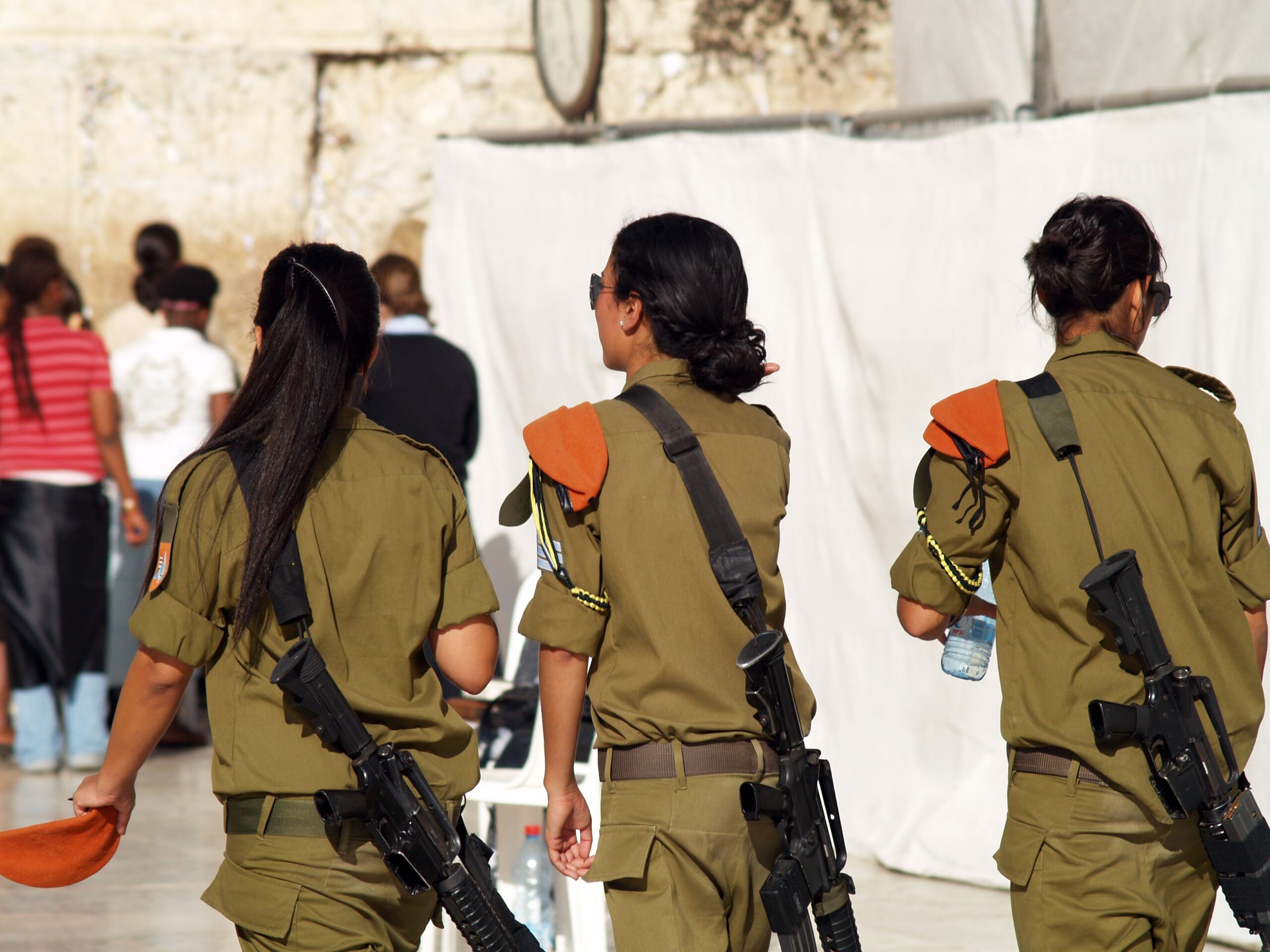 Women Soldiers at the Western Wall
