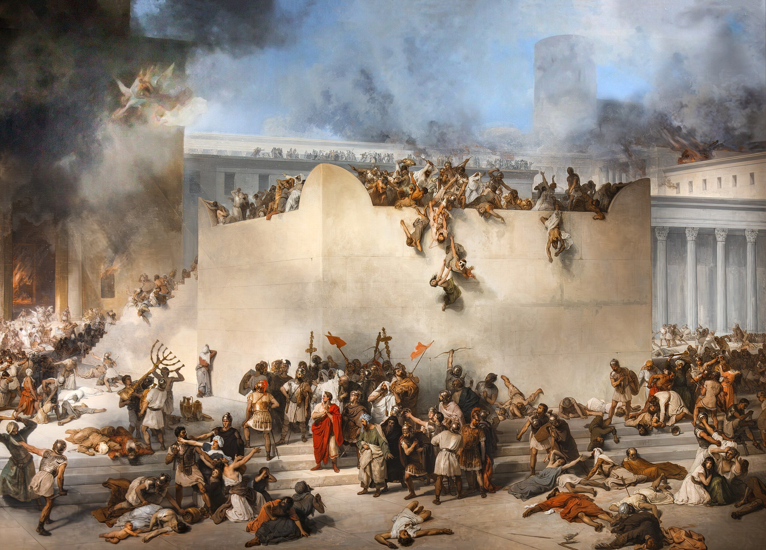 La distruzione del tempio di Gerusalemme - Francesco Hayez - Accademia Venice