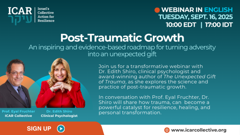 ICAR Webinar: Post-Traumatic Growth