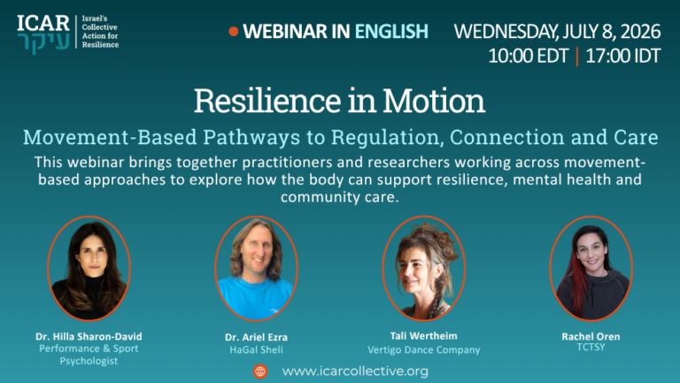 Resilience in Motion- Movement-Based Pathways to Regulation, Connection and Care